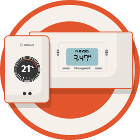 Bosch Honeywell smart heating controls icon