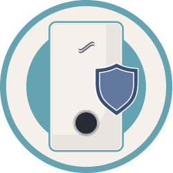 Maintain a valid boiler warranty icon